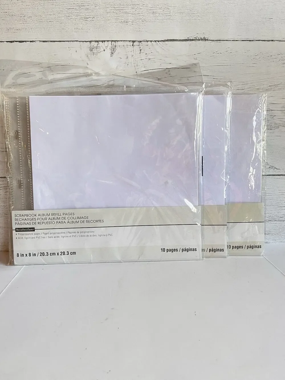 Lot Of 29 Recollections 8” x 8” Scrapbook Album Refill Pages